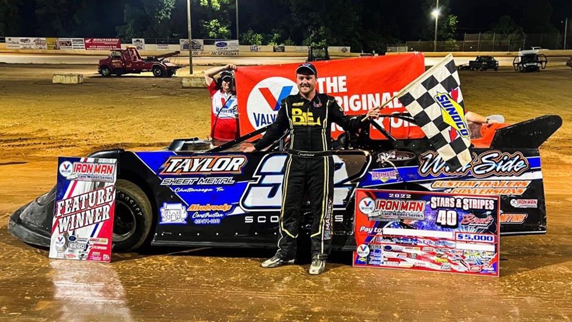 Donald McIntosh Motors to Stars and Stripes 40 Victory at Boyd’s Speedway