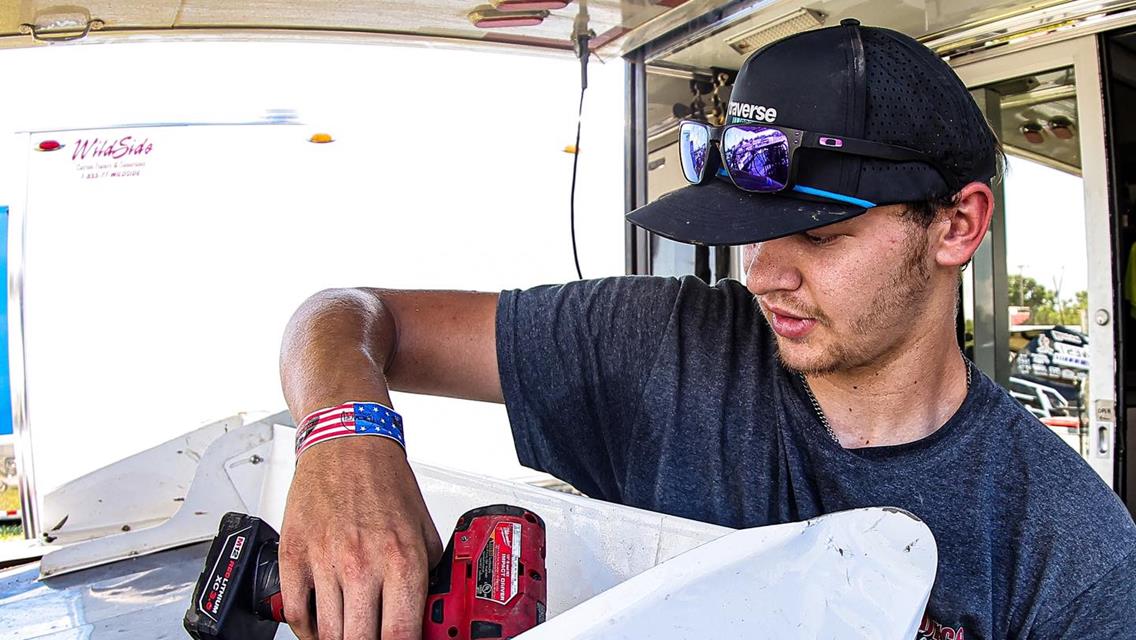 Macon Speedway (Macon, IL) – DIRTcar Summer Nationals Hell Tour – Herald &amp; Review 100 – June 26th, 2025. (Tyler Carr Photo)