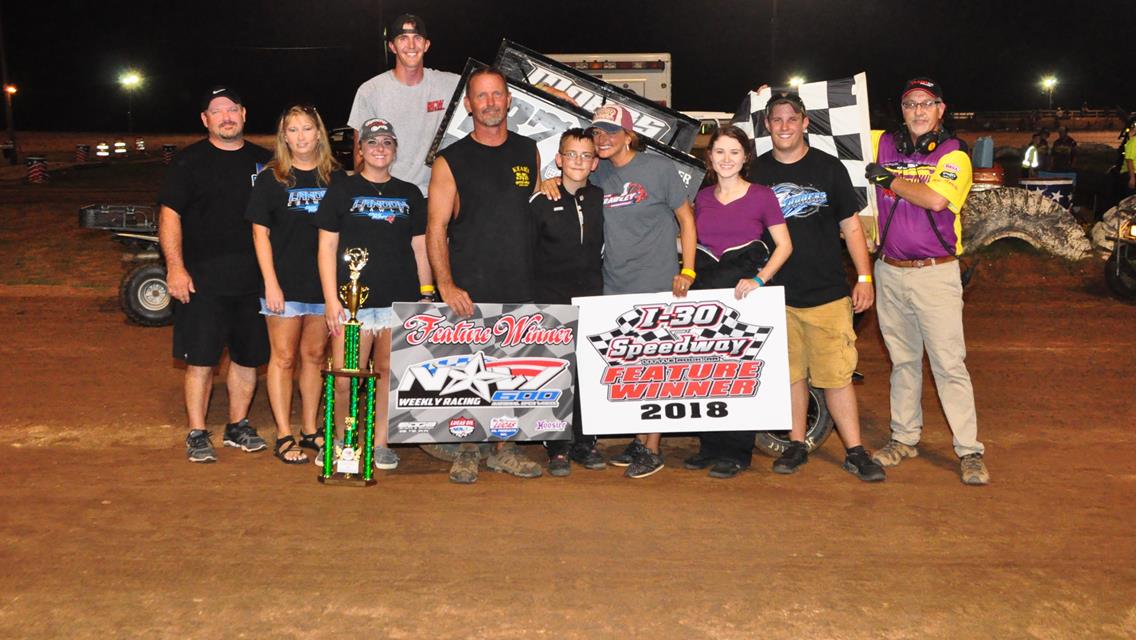 Landon Crawley Captures NOW600 Weekly Racing Victory at I-30 Speedway