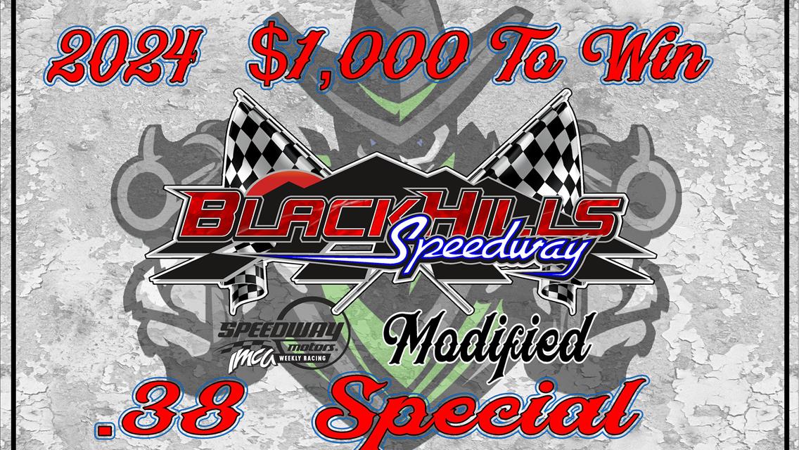 $1,000 to win IMCA Modified .38 Special Event