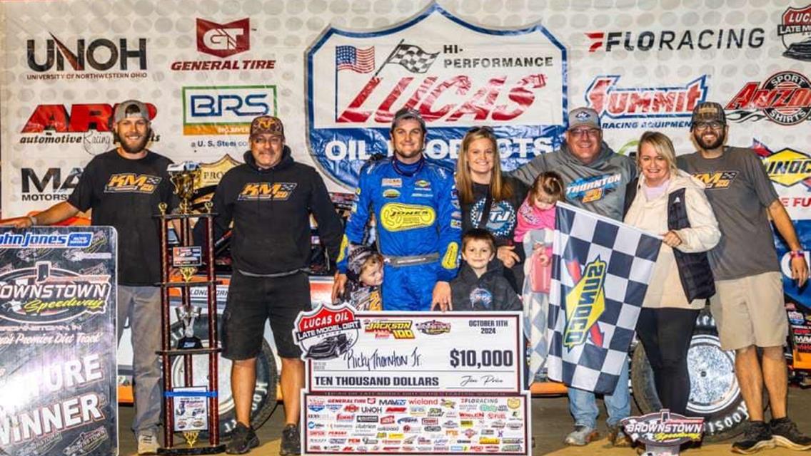 Brownstown Speedway (Brownstown, IN) – Lucas Oil Late Model Dirt Series – Jackson 100 – October 11th-12th, 2024. (Heath Lawson photo)