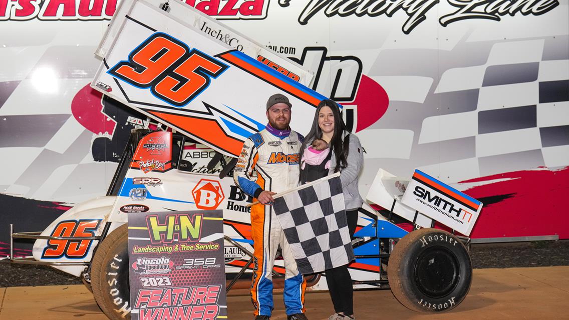 Kody Hartlaub Dominant in Lincoln Speedway 358 Sprint Victory