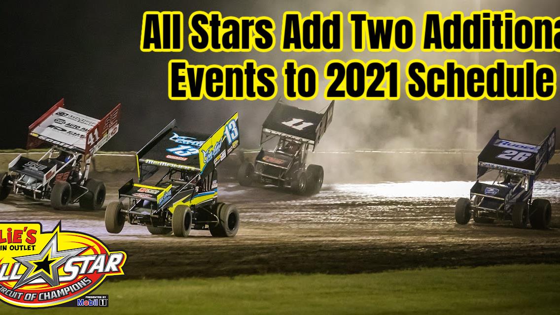 All Stars Add Two Additional Events to 2021 Schedule
