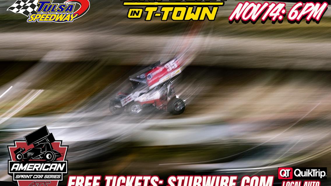 Matt Covington looking for First Win of the Season at Tulsa Speedway Nov 14