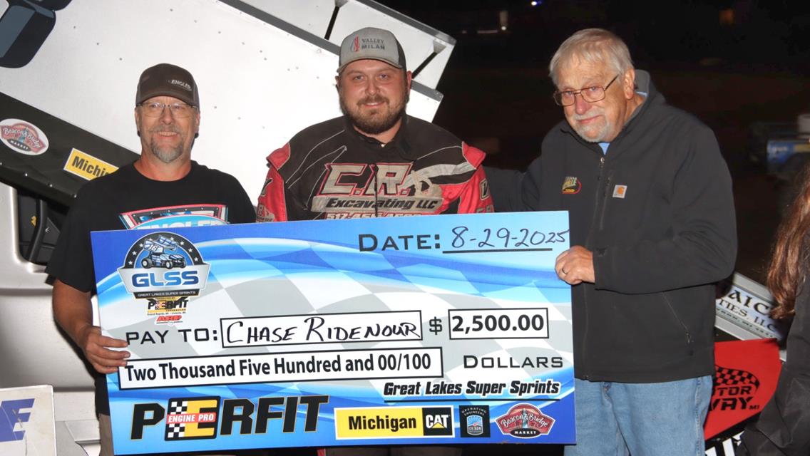 Riding High! GLSS Champion, Ridenour Snaps Five Year Winless Streak at Tri City Friday