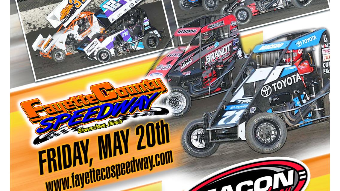 Lucas Oil National Midgets Resume This Friday at Fayette County Along with Speedway Motors Micros