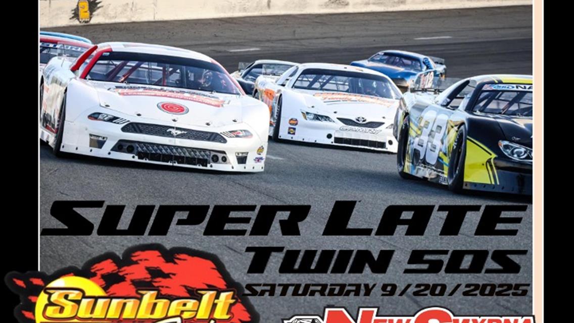 The David Rogers Super Late Models Return for Twin 50s This Saturday Night!