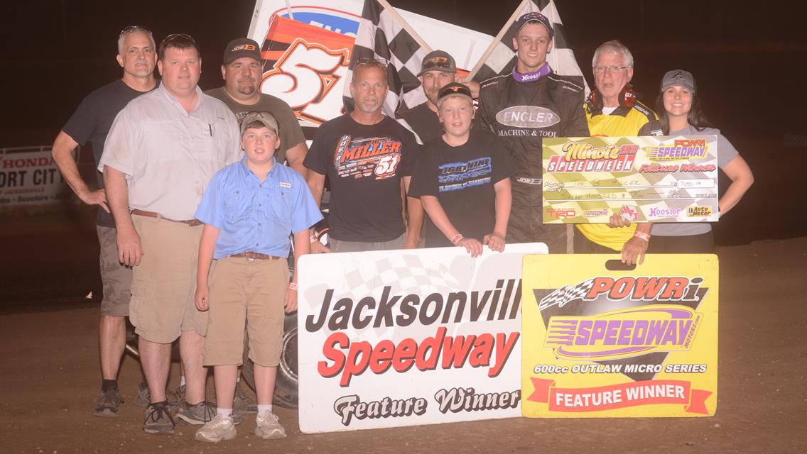 Miller’s 33rd Career Win Comes during POWRi Illinois SPEED Week
