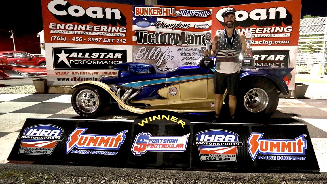 Gosnell Doubles Up With IHRA Sportsman Spectacular presented by Moser Victories at Bunker Hill Dragstrip