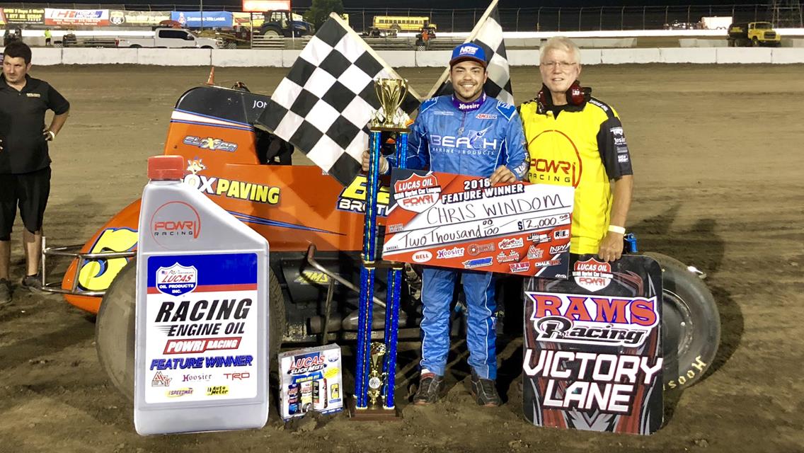 WINDOM GRABS WILDCARD WIN AT ROUTE 66