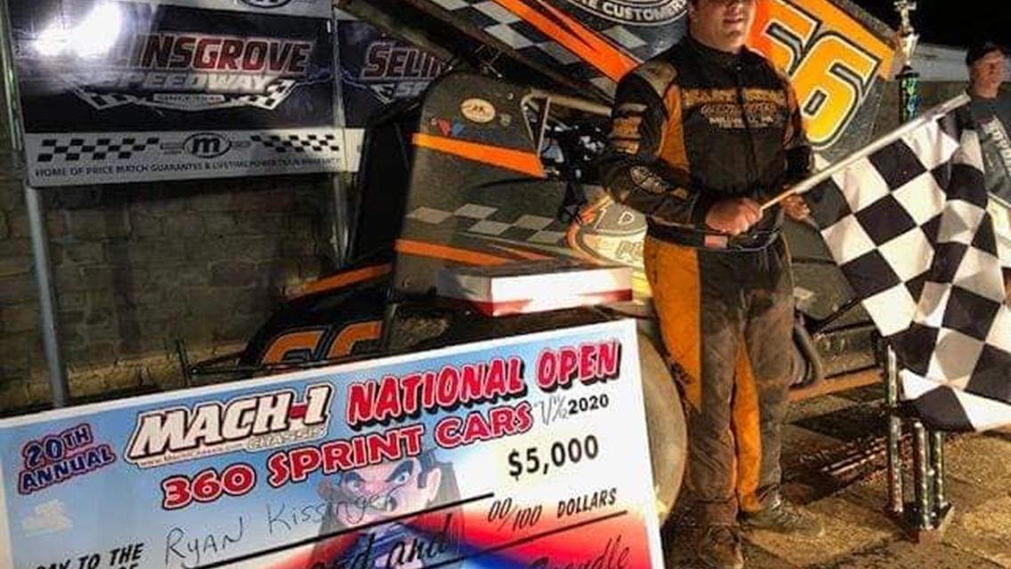 Ryan Kissinger Puts X-1 Race Cars in Victory Lane During 360 National Open at Selinsgrove