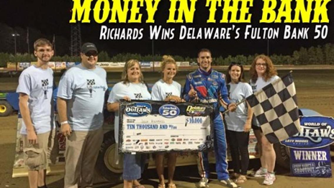 Richards Capitalizes On Hubbardâ€™s Misfortune, Scores Fulton Bank 50 Victory