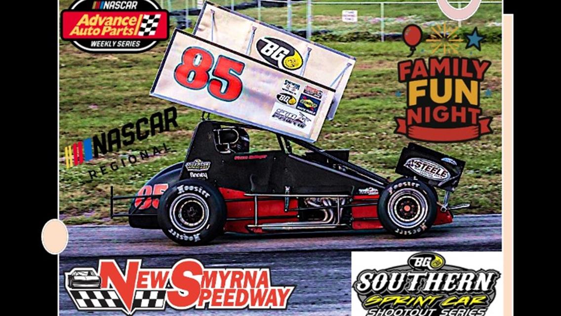 Southern Sprint Car Shootout Series Returns for Advance Auto Parts Family Fun Night!
