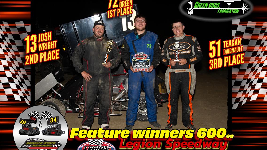 Granite State Micro Sprints Tear Up Legion Speedway!