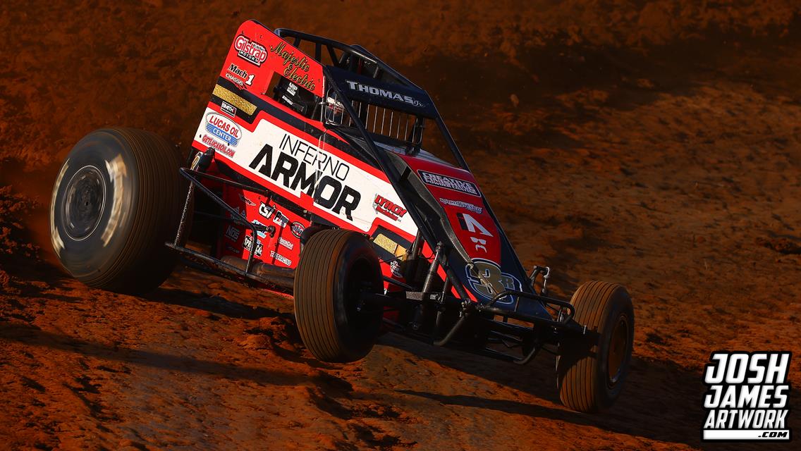 Bloomington Speedway presents massive cushion for USAC Indiana Sprint Week action before rain claims the night!