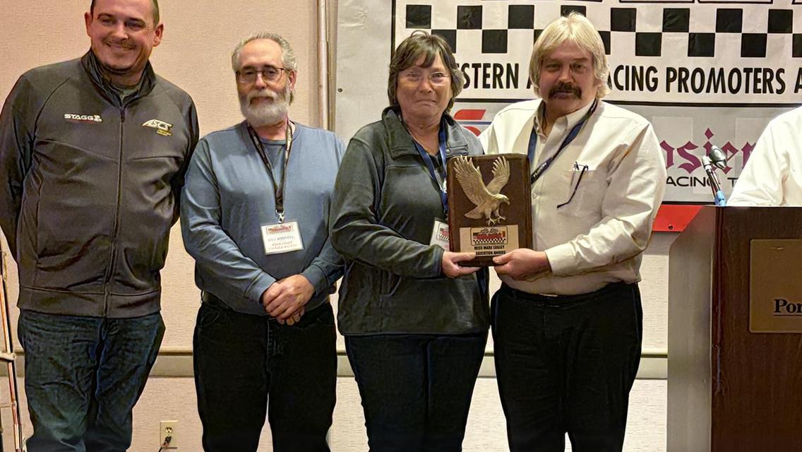 Pat Schepanowsky wins the Mare Easley Dedication Award!