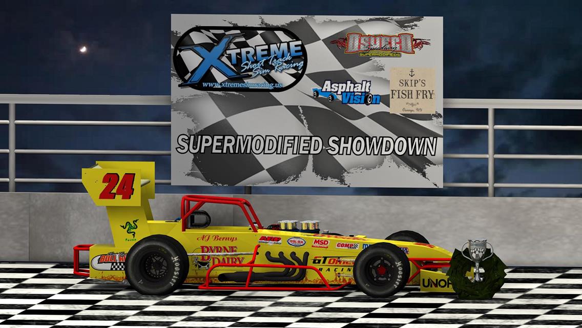 Bernys Beats Thompson to Win XSTSR Supermodified Driver&#39;s Showdown Presented by Skip’s Fish Fry