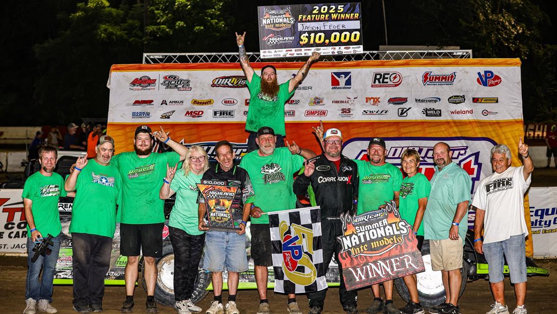 Highland Speedway (Highland, IL) – DIRTcar Summer Nationals – June 28th, 2025. (Tyler Carr photo)