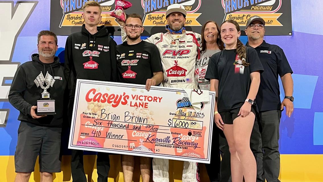 Brian Brown Clinches Win #67 at Knoxville!