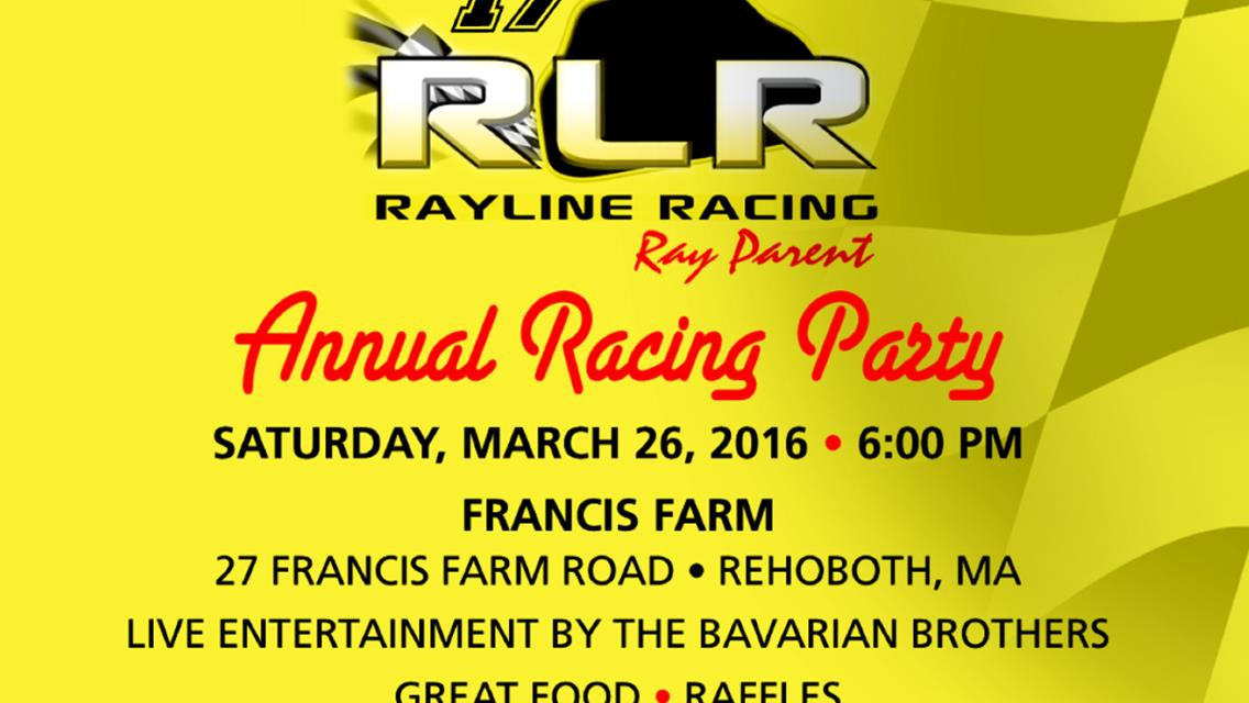 Rayline Racing Annual Racing Party is This Weekend