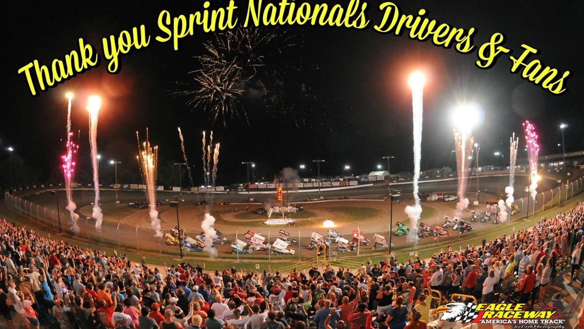 Thanks to Sprint Nationals Fans &amp; Drivers