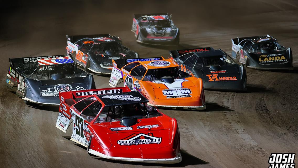 Volusia Speedway Park (De Leon Springs, FL) – World of Outlaw Late Model Series – DIRTcar Nationals – February 10th-15th, 2025. (Josh James Artwork)