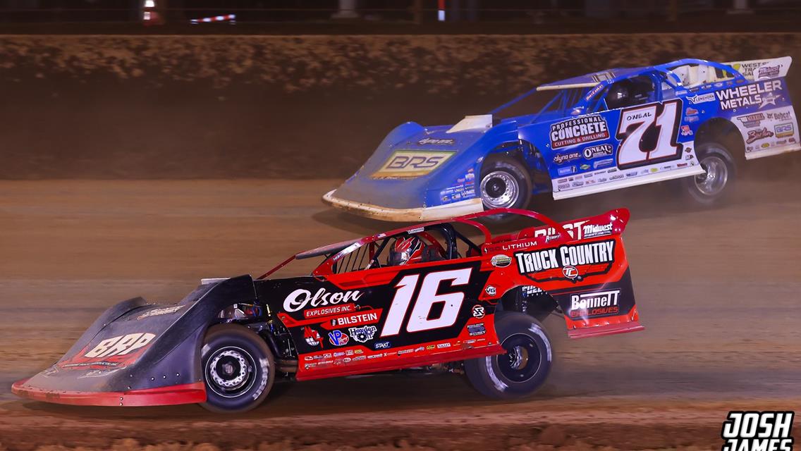 The Dirt Track at Charlotte (Concord, N.C.) – World of Outlaws Case Late Model Series – World Finals – November 6th-9th, 2024. (Josh James Artwork)