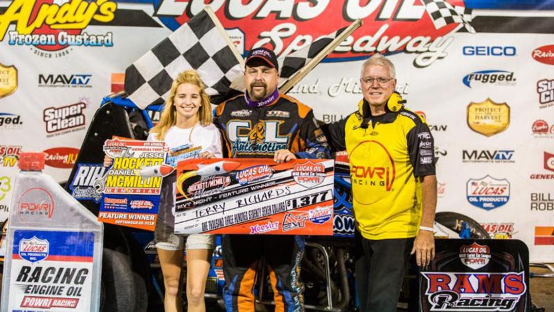 Richards victorious on WAR Night 1 of Hockett/McMillin Memorial