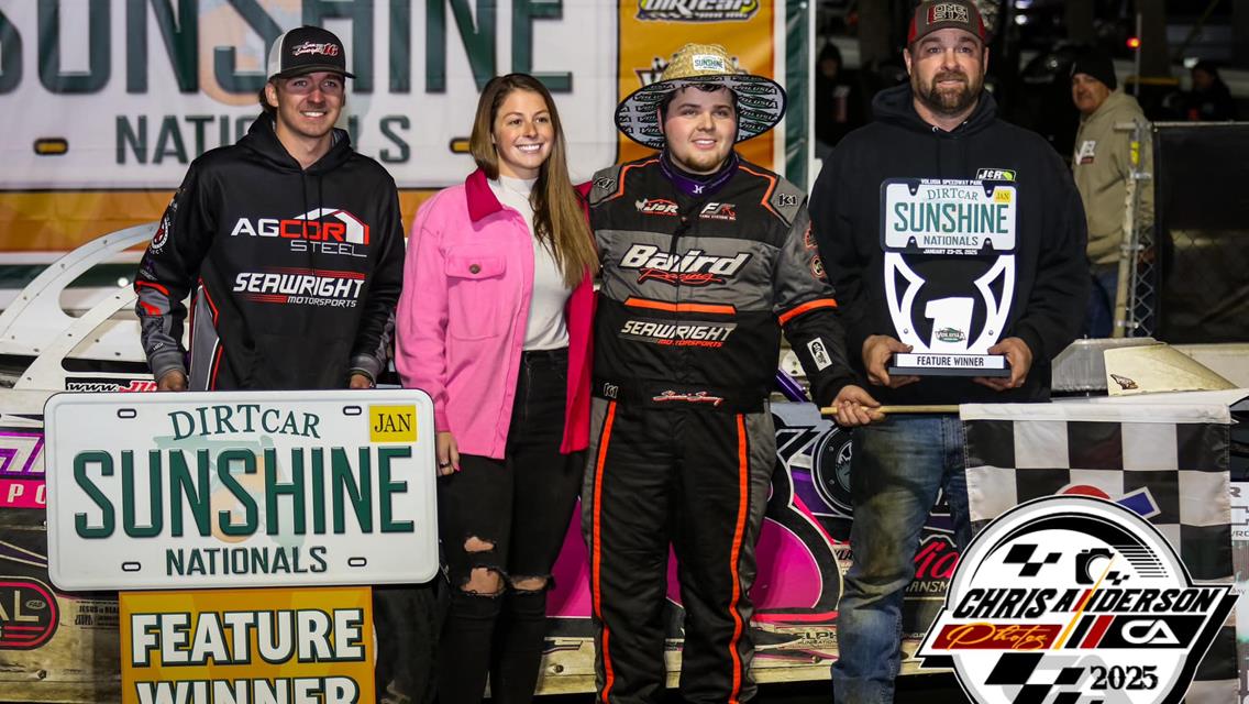 Volusia Speedway Park – Crate Racin’ USA – DIRTcar Sunshine Nationals – January 24-25th, 2025. (Chris Anderson Photos)
