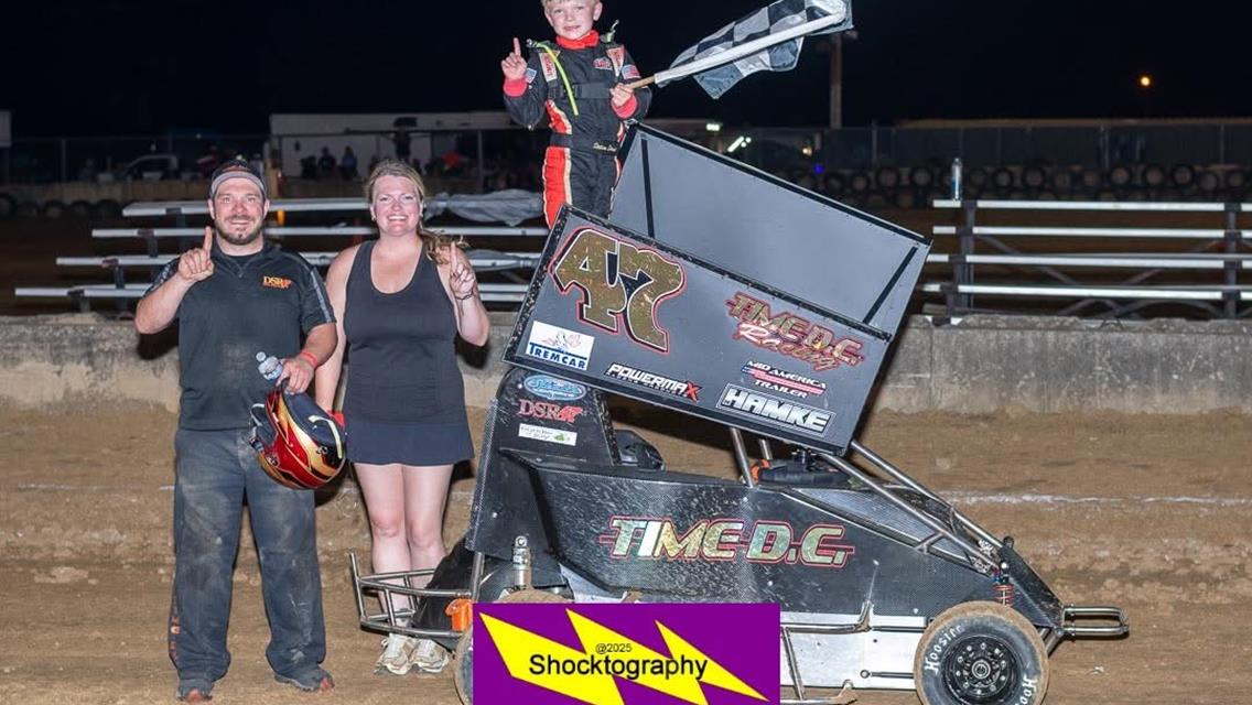 Perry, Holden, and Stroup Handle HART Series Indiana Micro Week Fields on Thursday at Bartholomew County Fairgrounds!
