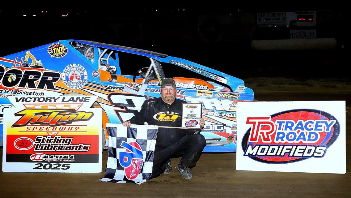 Lance Willix Parks in Fulton Speedway Modified Victory Lane for the First Time