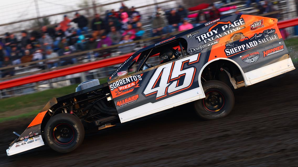 Farmer City Raceway (Farmer City, IL) – MARS Modified Championship Series – Illini 100 – April 11th-12th, 2025. (Josh James Artwork)