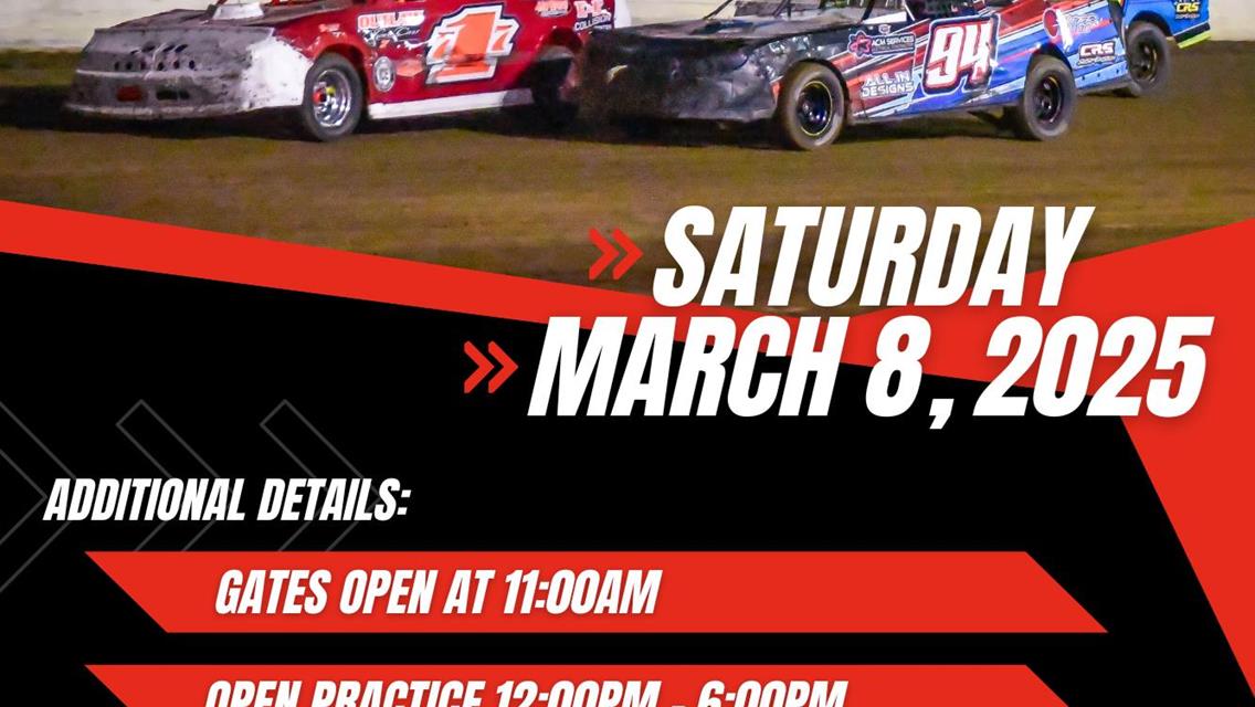CBS March 8th Open Practice information!