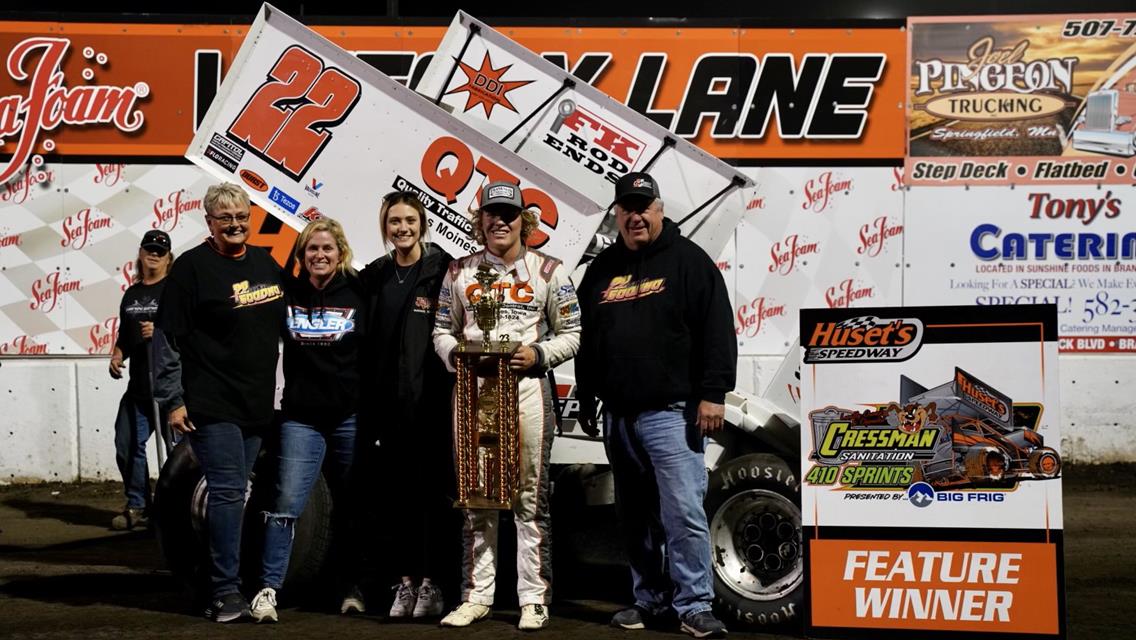 Goodno, Halouska and Lambertz Record Huset’s Speedway Wins During Frankman Motor Company Night Presented by Harvey’s Five Star Roofing