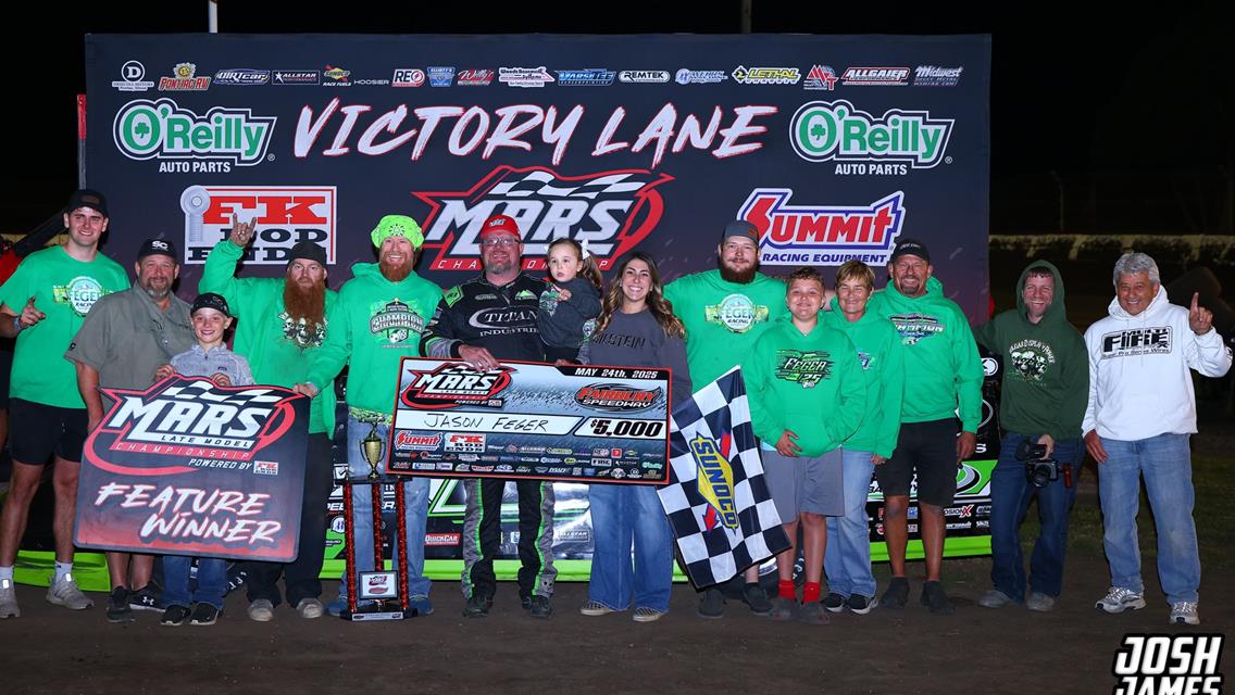 Fairbury Speedway (Fairbury, IL) – MARS Late Model Championship Series – FALS Triple Down Shootout – May 24th, 2025. (Josh James Artwork)