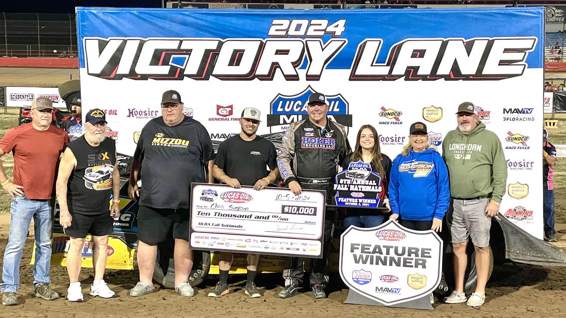 Chris Simpson earns MLRA Fall Nationals feature as Peyton Taylor bags Big Buck 50 triumph