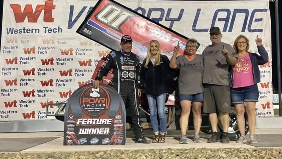 Sammy Swindell Adds to Iconic Career with Inaugural POWRi Desert Wing Wins