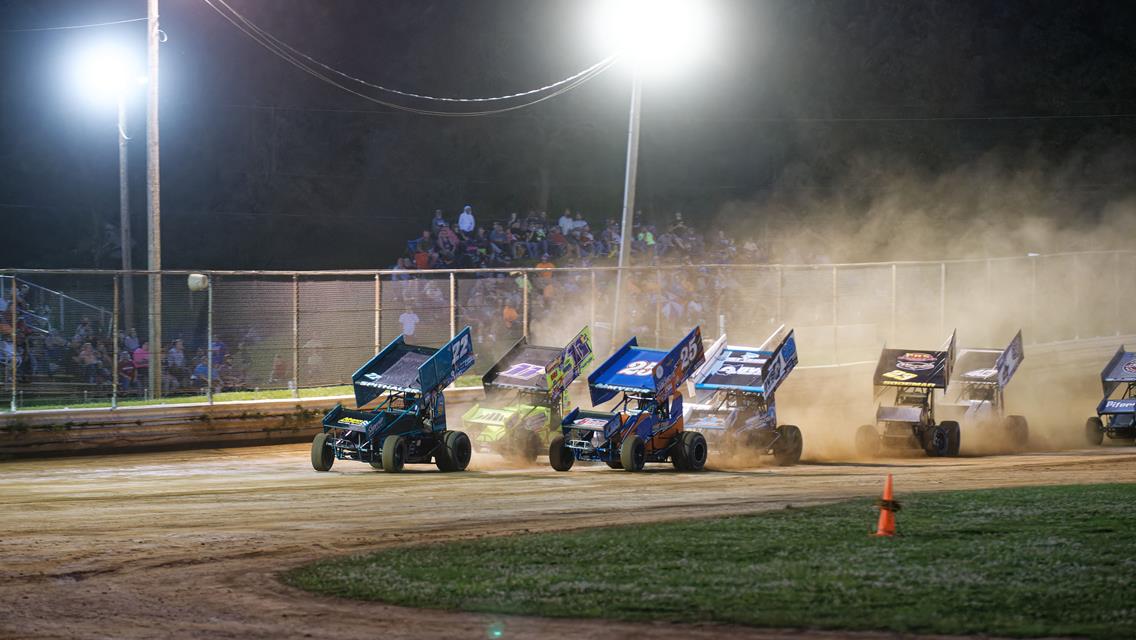 Ohio Valley Speedway Welcomed the Fast on Dirt 410 Sprint Series to Washington, W. Va.