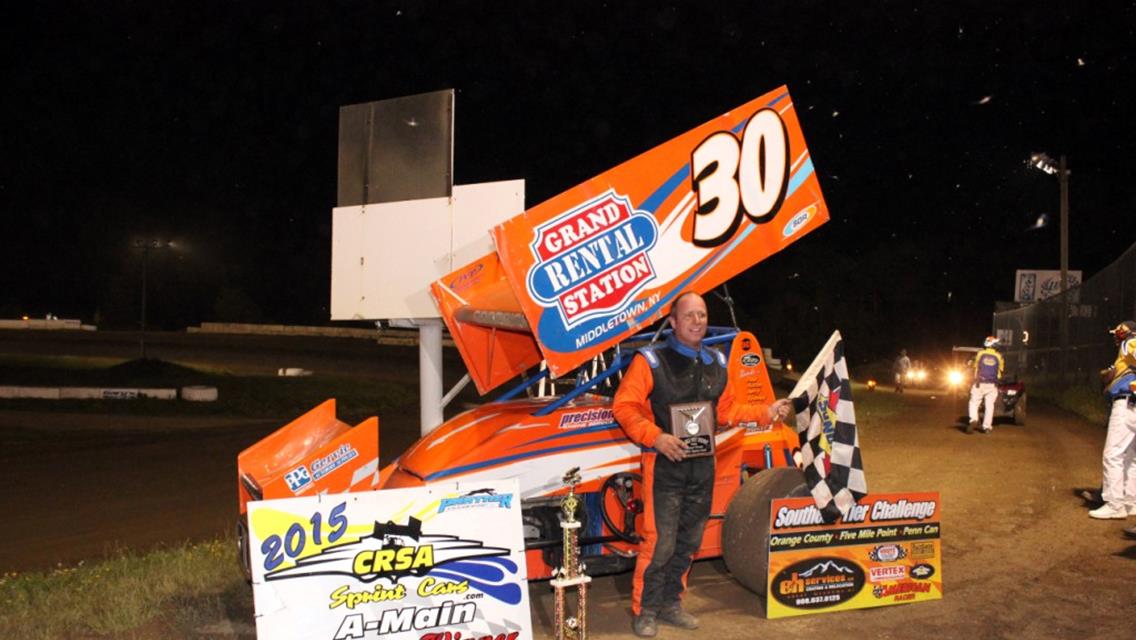 GOODRICH HOLDS OFF KISER IN CRSA EVENT AT FIVE MILE POINT SPEEDWAY