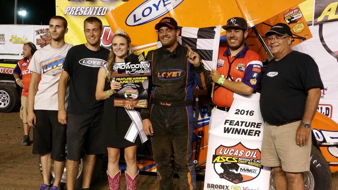 Brad Loyet Masters The Historic Half-Mile With The Lucas Oil ASCS National Tour
