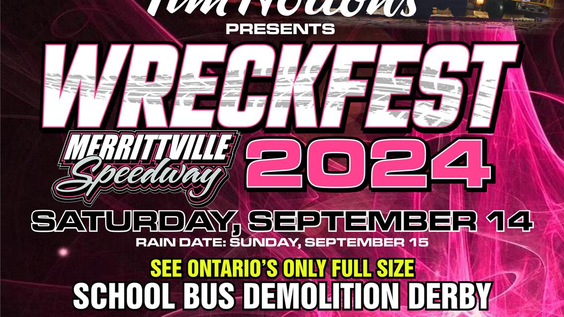 Wreckfest 2024 This Coming Saturday!