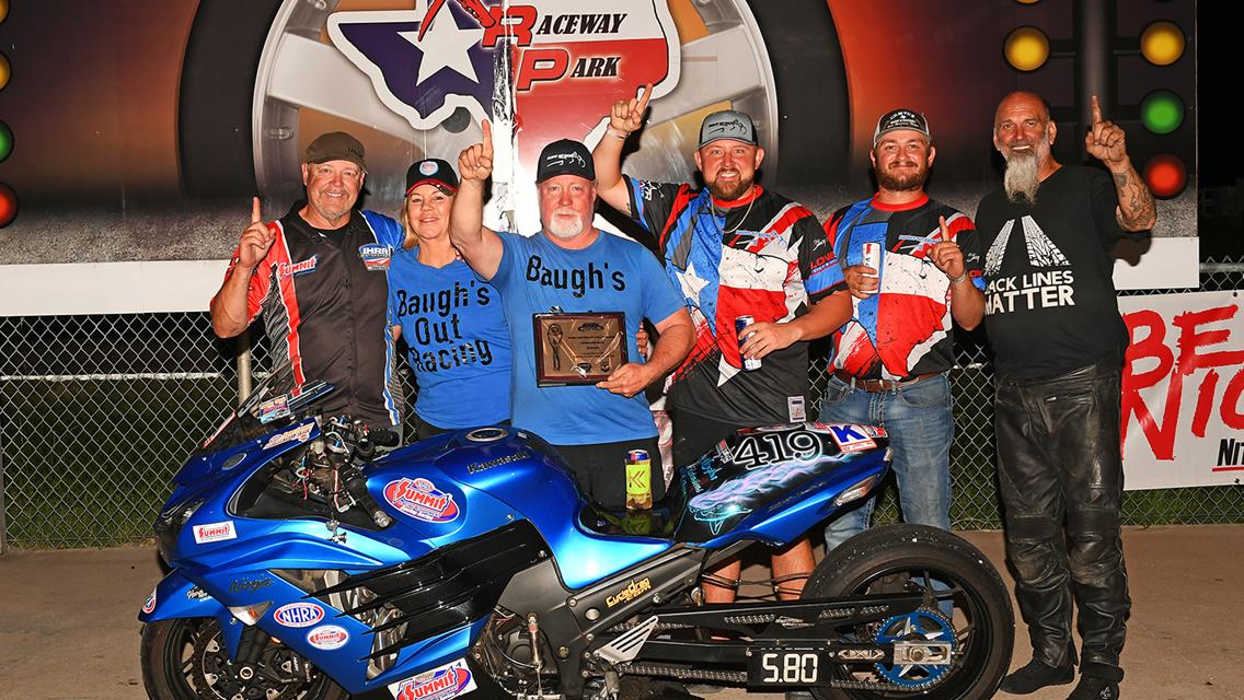 Pennington, Simpson, Janousek, Baugh, Roberts win Gamblers Races at IHRA Division 4 Summit Team Finals