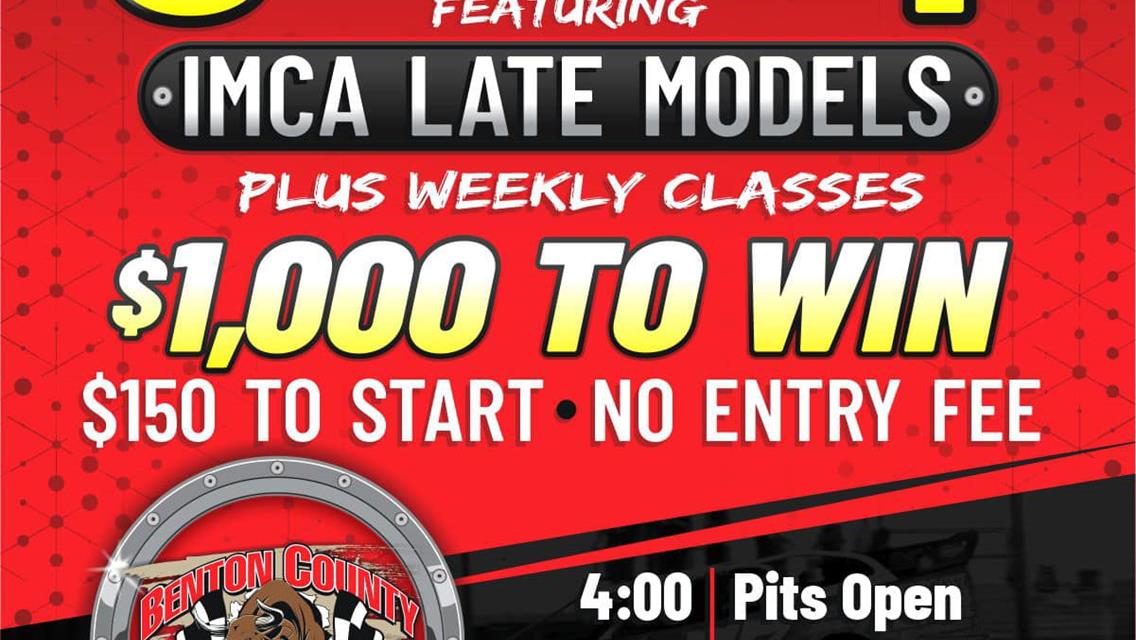 IMCA Late Models will make for a Super Sunday May 1 at The Bullring