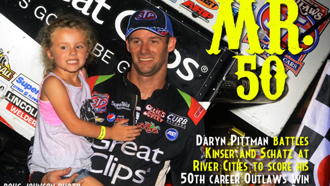 Daryn Pittman Wins Hard Fought 12th of the Season at River Cities