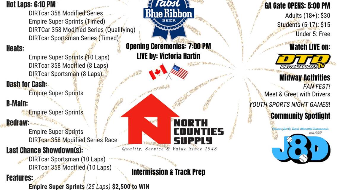 DIRTcar Stars and Empire Super Sprints Headline 29th Pabst Shootout at Can-Am Speedway