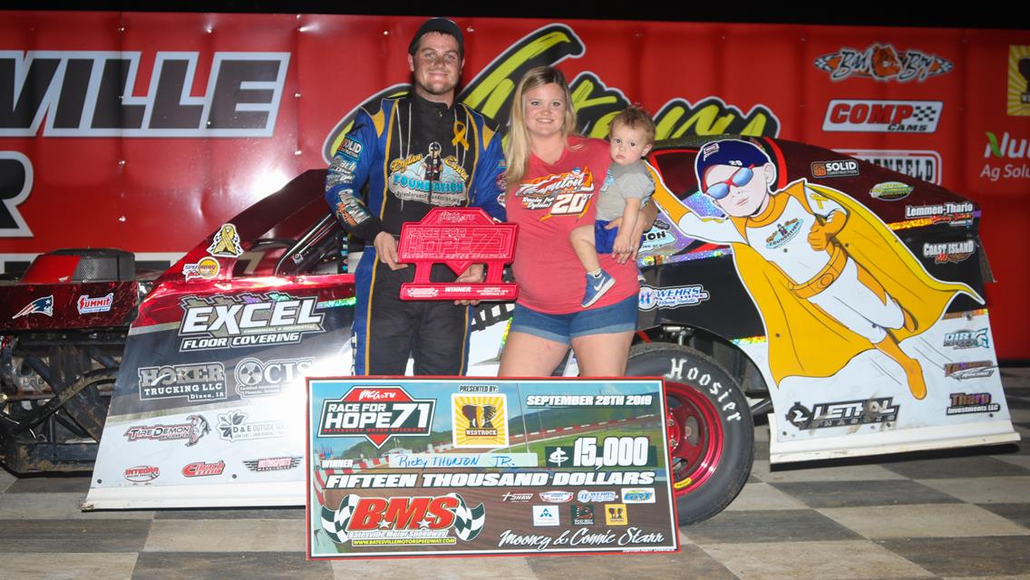 Thornton Jr. becomes first repeat champion of Race For Hope 71