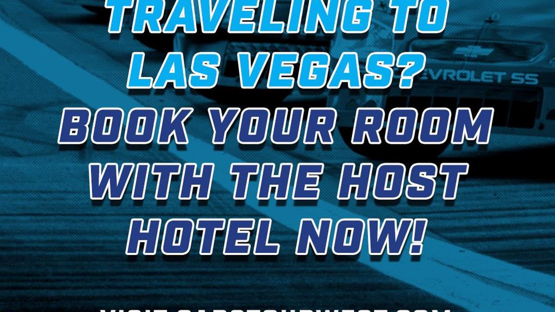Traveling to Vegas for Oct. 10 race? Book your host hotel room now!