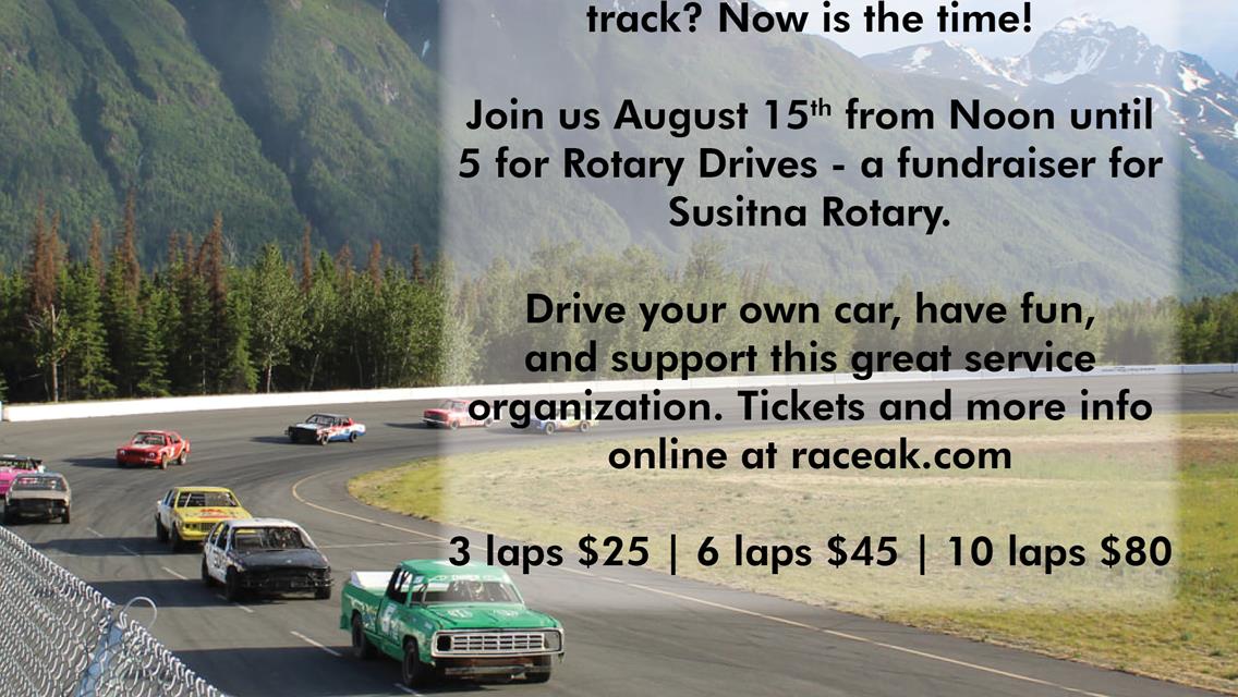 Give Back at the Track with Rotary Drives