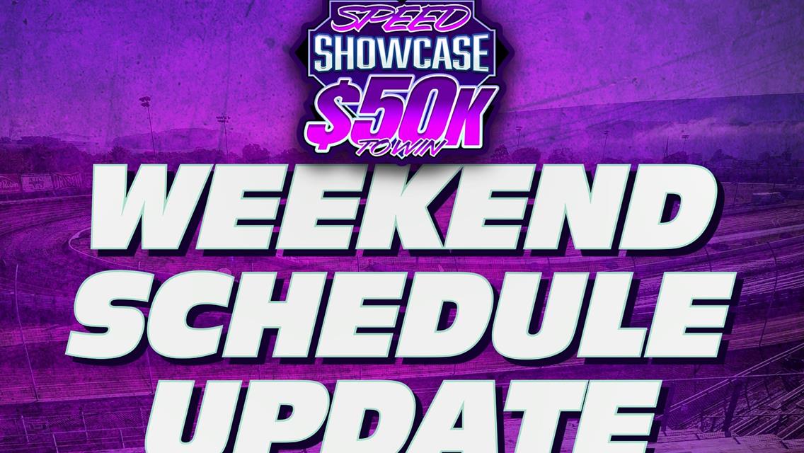 Speed Showcase Weekend Is A GO For The Weekend