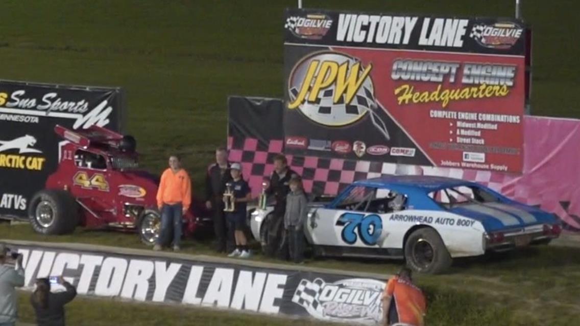 Winners 8/10/2024 - Ogilvie Raceway Brian Vang and Mike Hudyma.